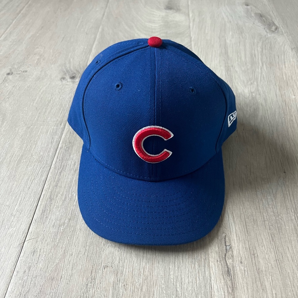 Chicago cubs mlb 59fifty new era hat blue and red size 7.5